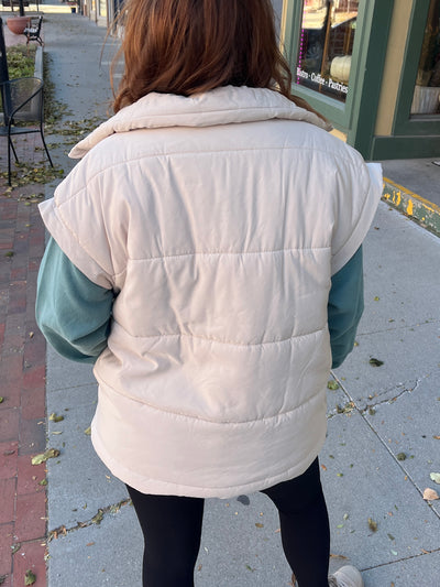 Sand Oversized Vest