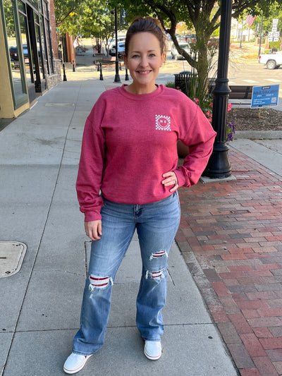 Nebraska Smile Crewneck Sweatshirt