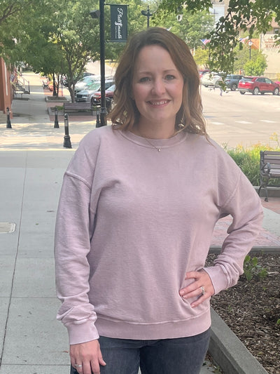 Dusty Pink Crewneck