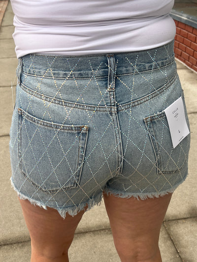 Cello Rhinestone Shorts