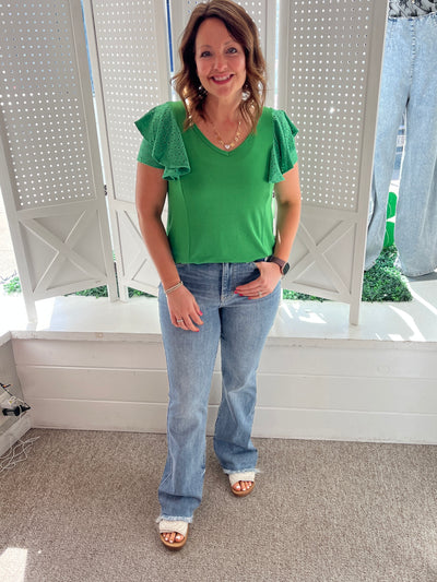Judy Blue Fray Hem Bootcut