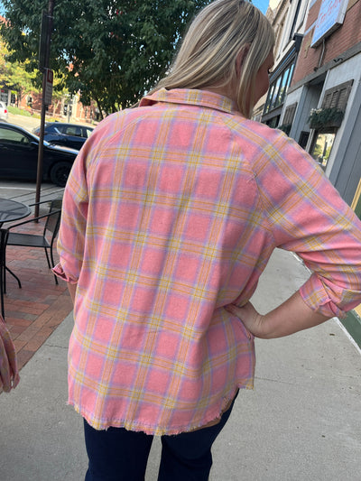 Hazy Blush Plaid