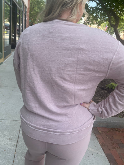 Dusty Pink Crewneck