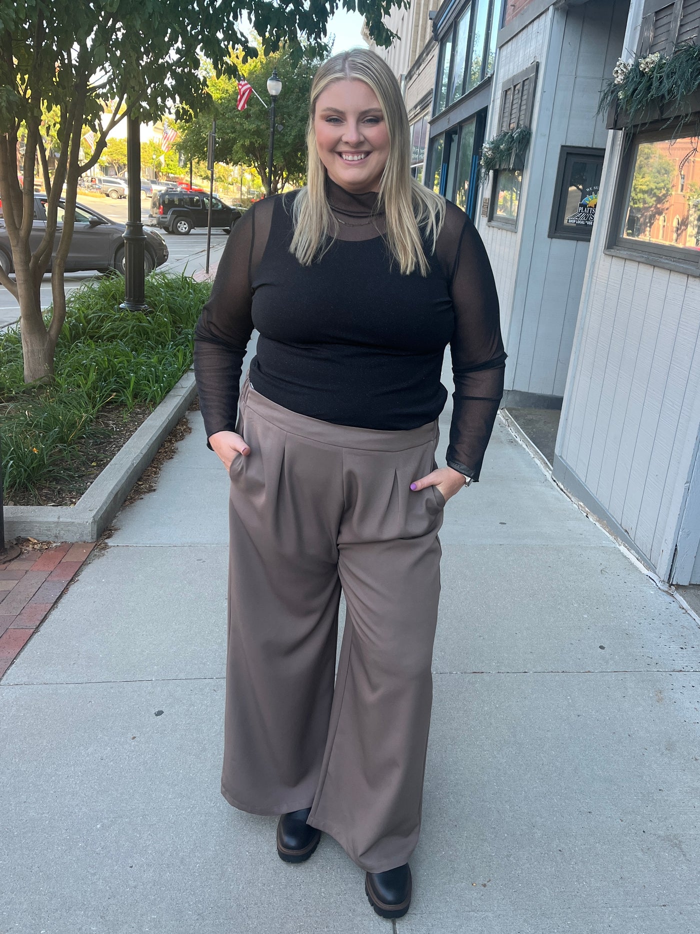 Mesh Long Sleeve Layer Top