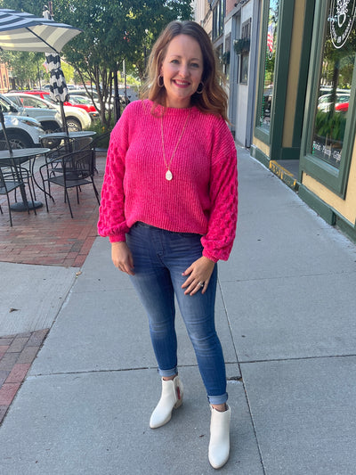 Callie Hot Pink Sweater