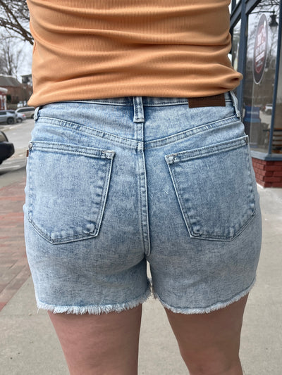Judy Blue Mineral Wash Shorts