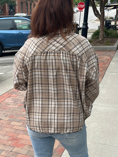 Beige Mix Flannel