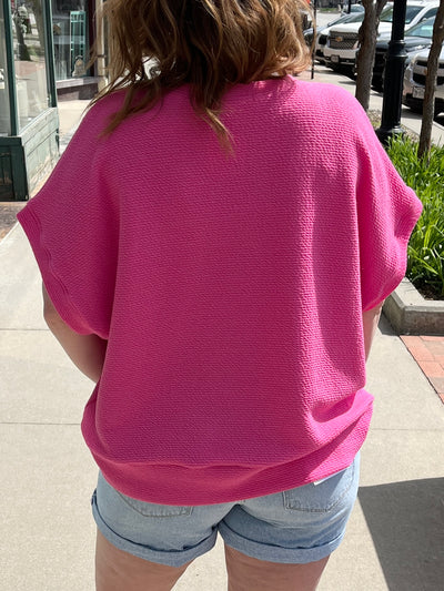 Hot Pink Lounge Top