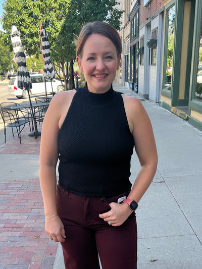 Mock Neck Sweater Tank