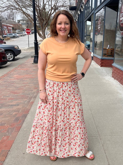 June Floral Skirt