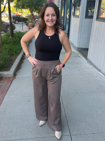 Wide Leg Dress Pants