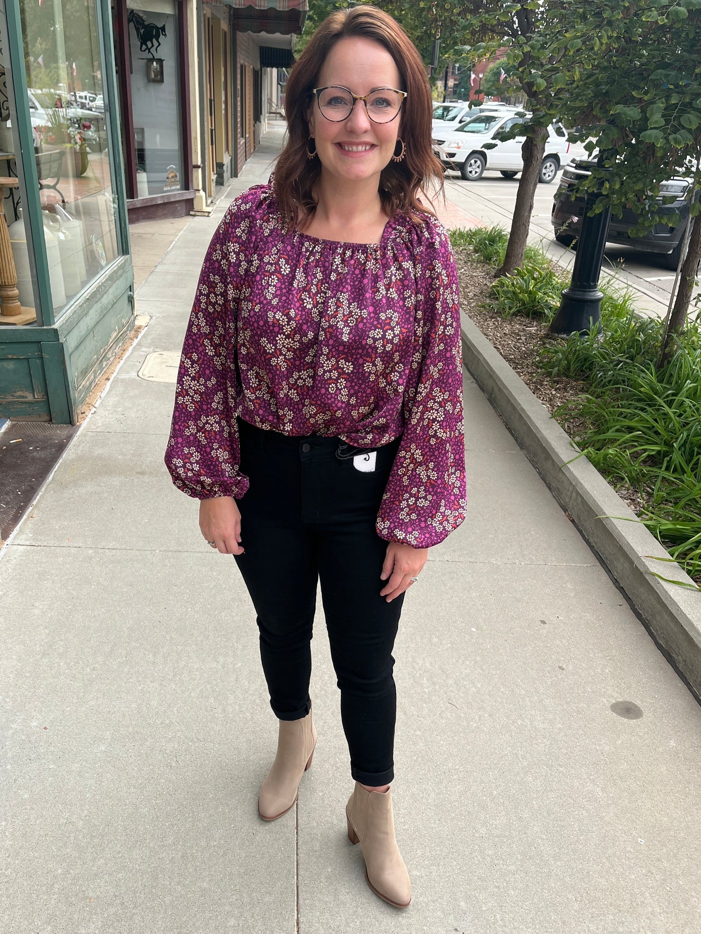 Floral Long Sleeve Blouse
