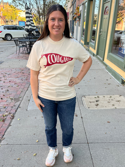 Cougars Pennant Tee