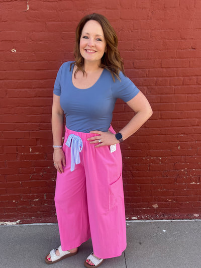 Boho Wide Leg Crop