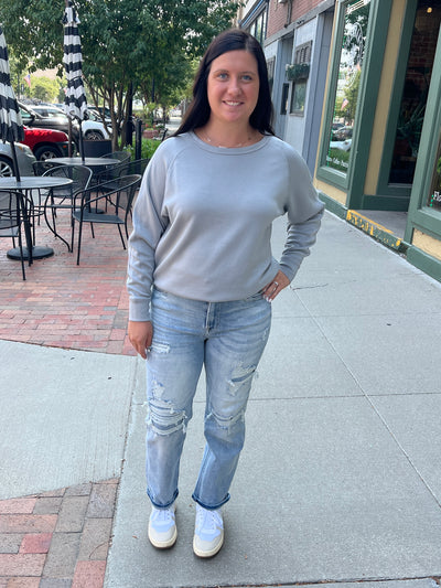Ice Blue Pullover