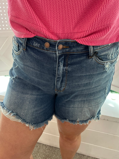 Judy Blue Double Button Shorts