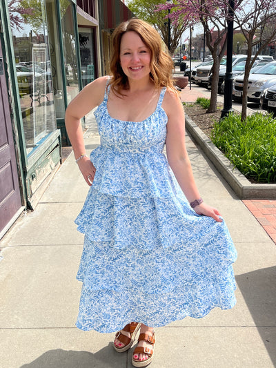 Azure Midi Dress