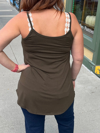 Olive Reversible Layer Tank