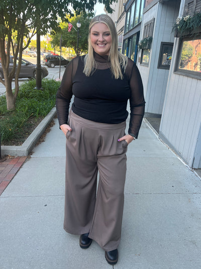 Wide Leg Dress Pants