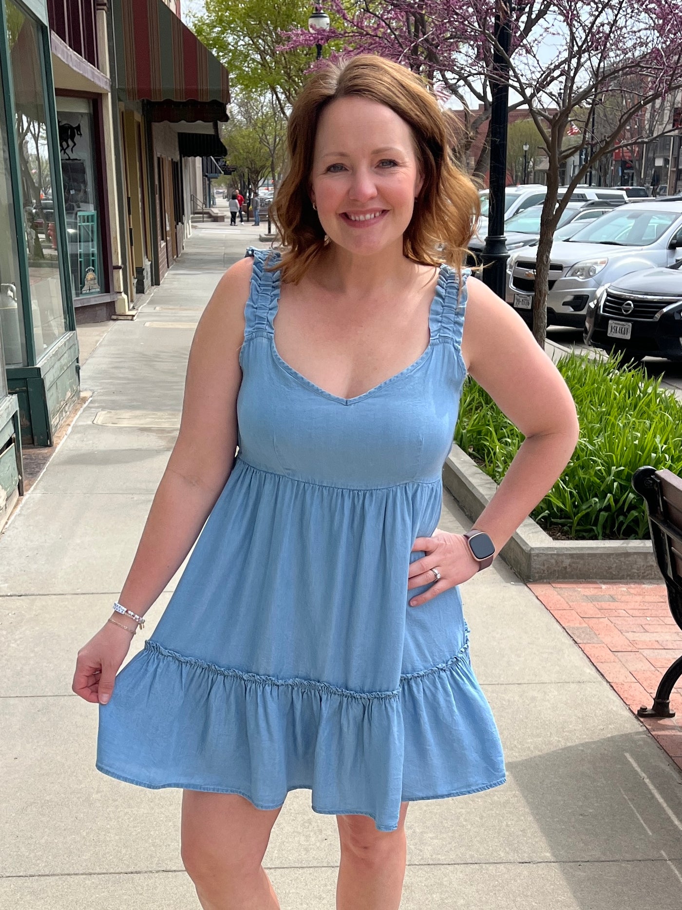 Chambray Dress