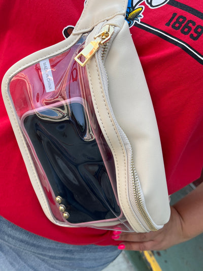 Game Day Bum Bag - Clear