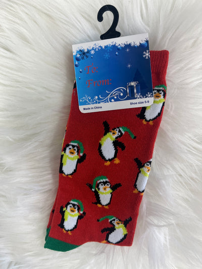 Holiday Socks - Penguin