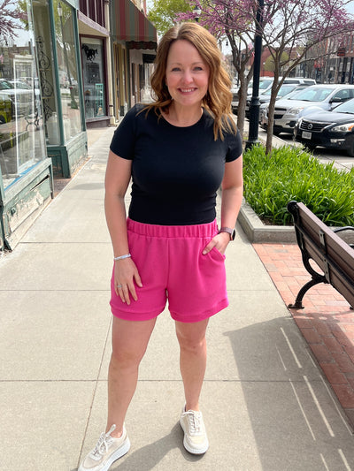 Hot Pink Lounge Shorts