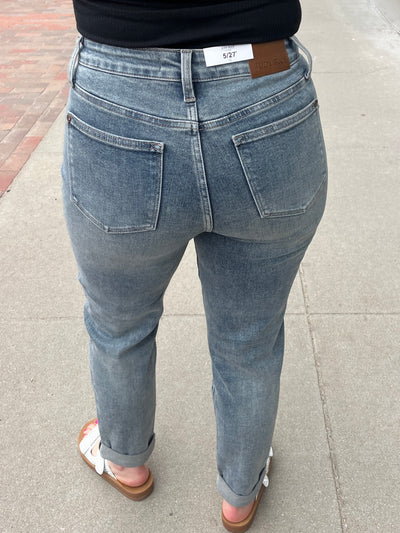 Judy Blue Vintage Cuffed Boyfriend