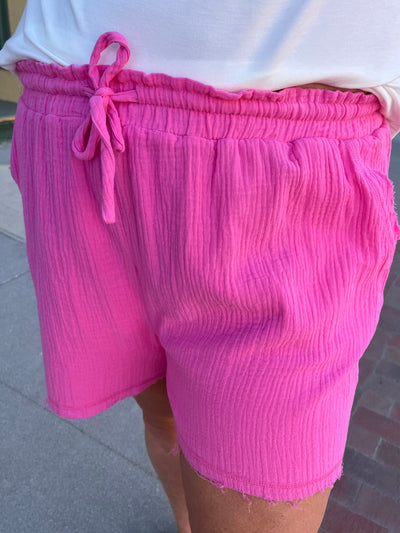 Cotton Gauze Shorts