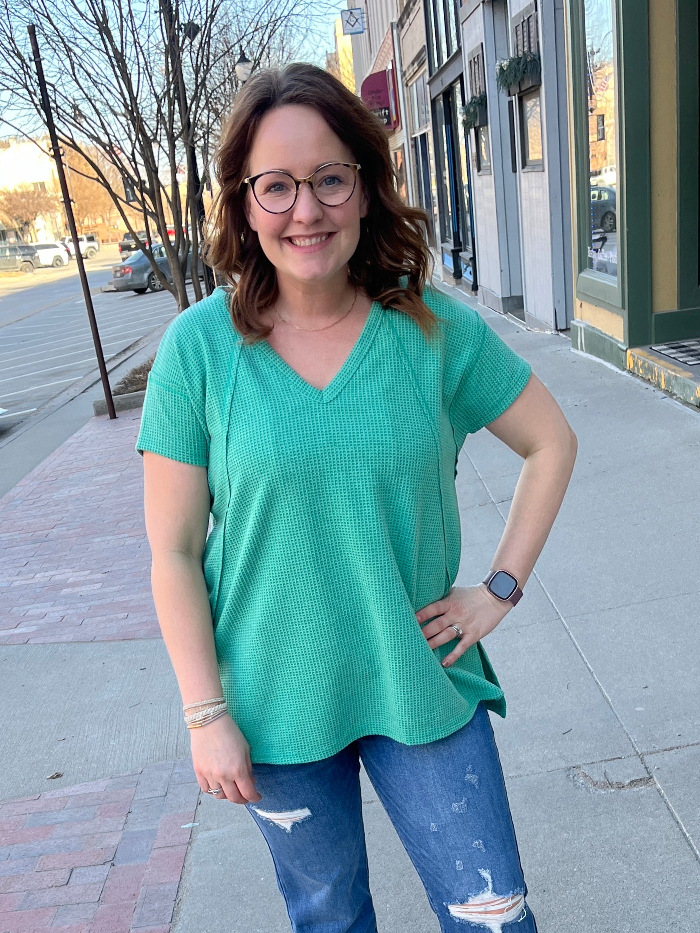 Kelly Green Relax Top