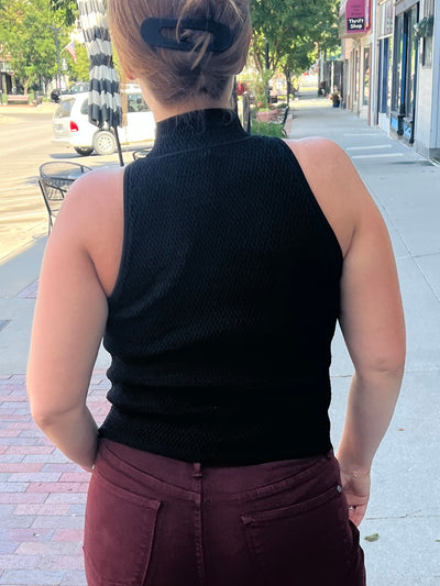 Mock Neck Sweater Tank