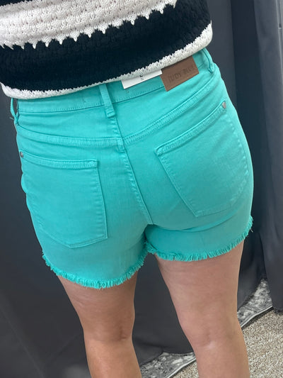 Judy Blue Aquamarine Shorts