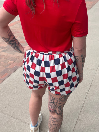 RWB Checkered Shorts