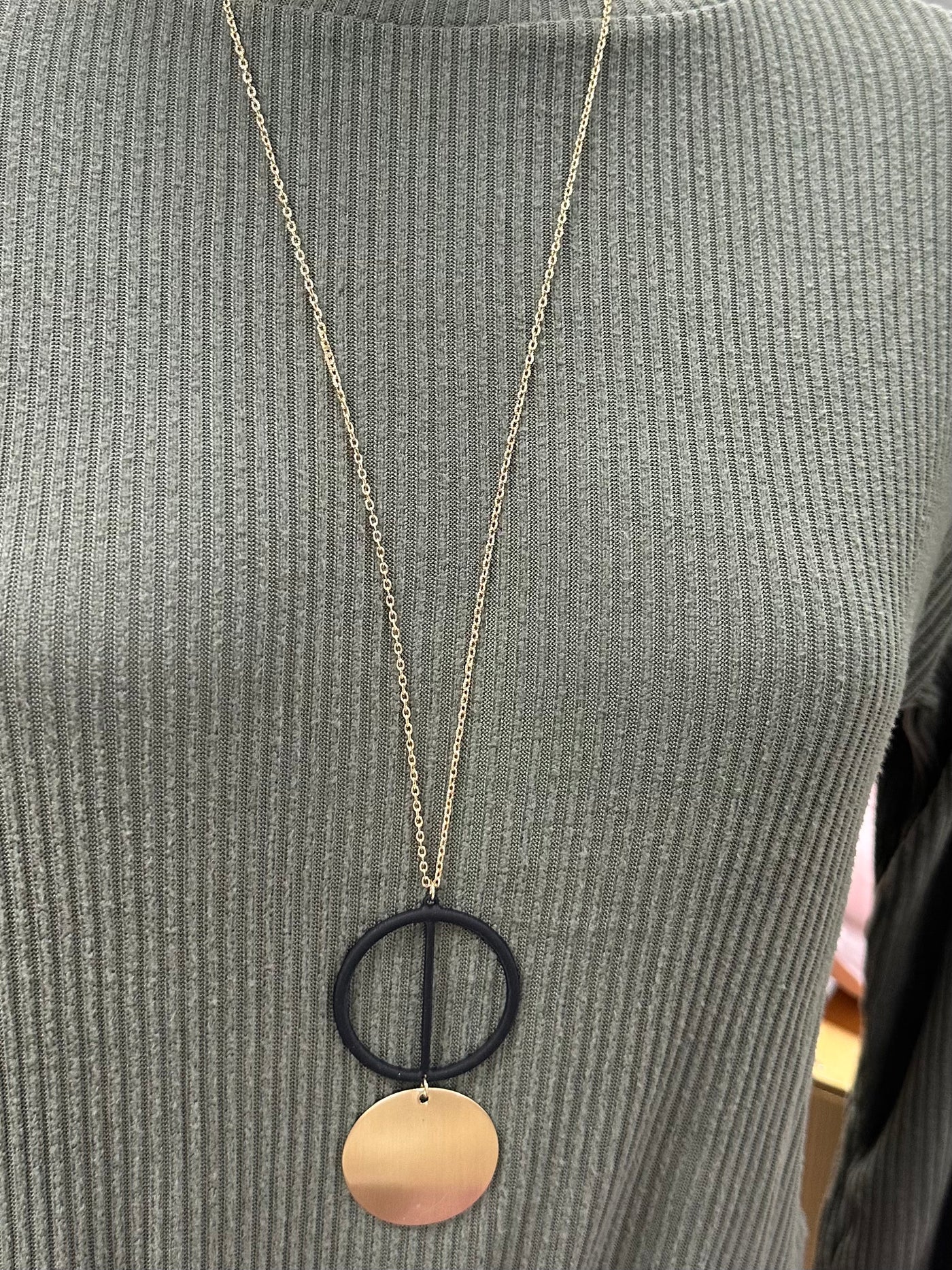 Long Circle Necklace