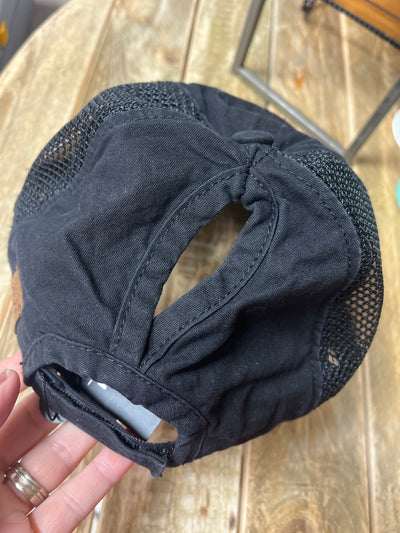 Pumpkin Ball Cap - High Ponytail Style