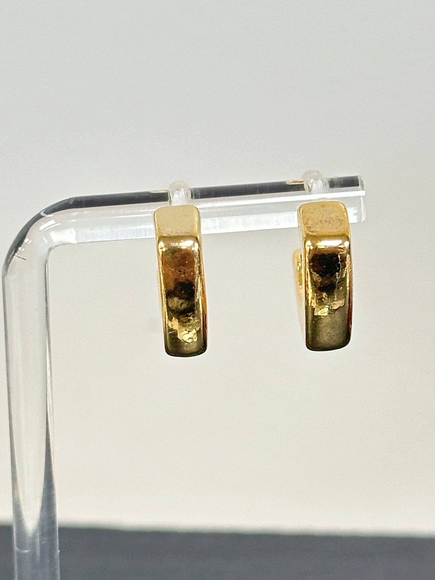 Square Huggie Hoops
