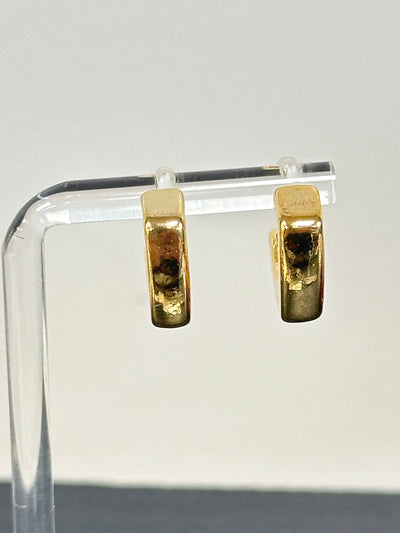 Square Huggie Hoops