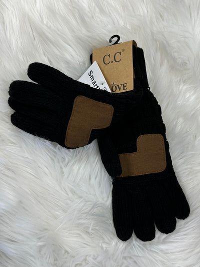C.C Cable Knit Lined Gloves