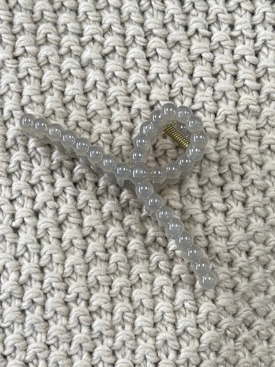 Beaded Claw Clip