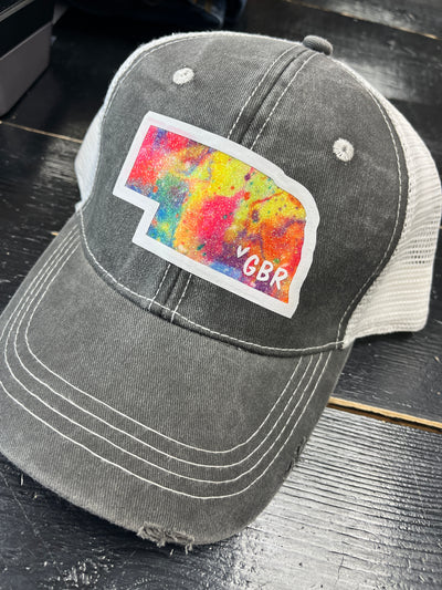 Nebraska Ball Cap - Trucker Style