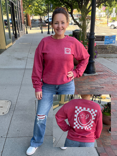 Nebraska Smile Crewneck Sweatshirt