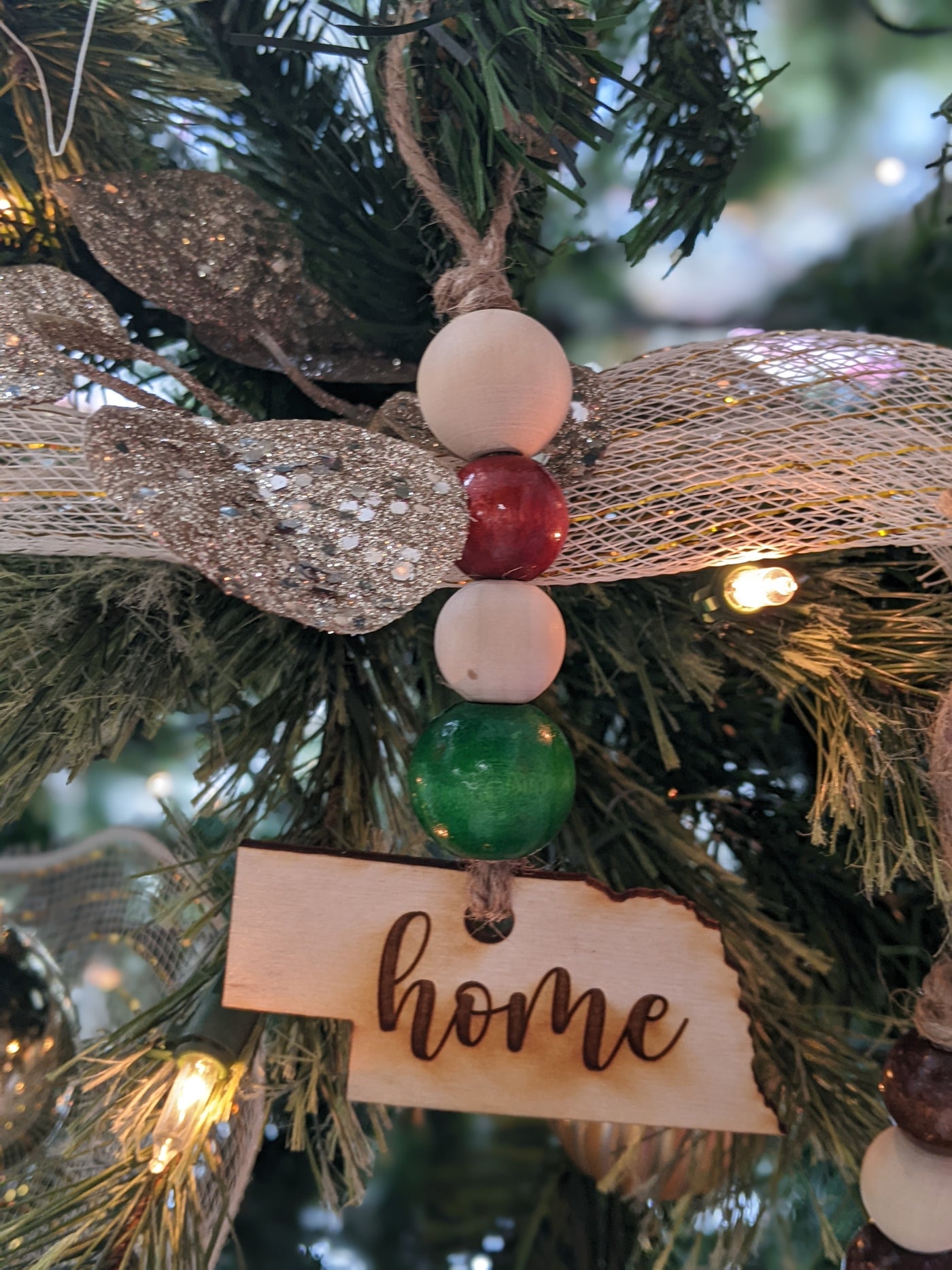Home Nebraska Ornament