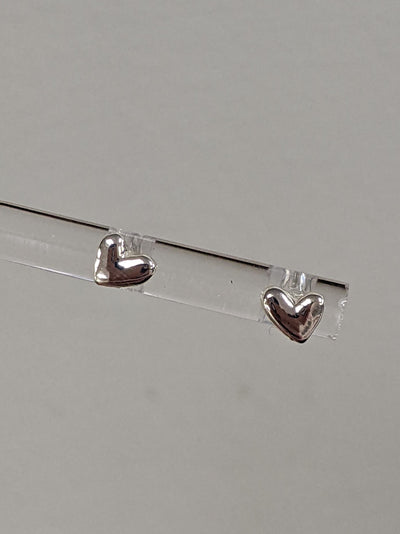 Small Heart Post Earrings