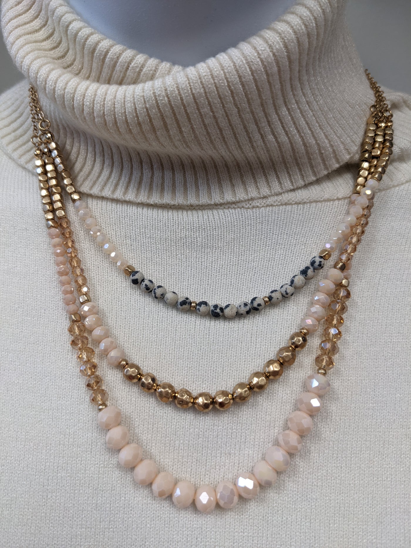 Layered Bead Necklace