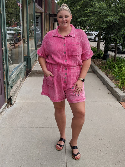 Persuasive Pink Romper