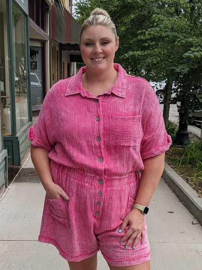 Persuasive Pink Romper