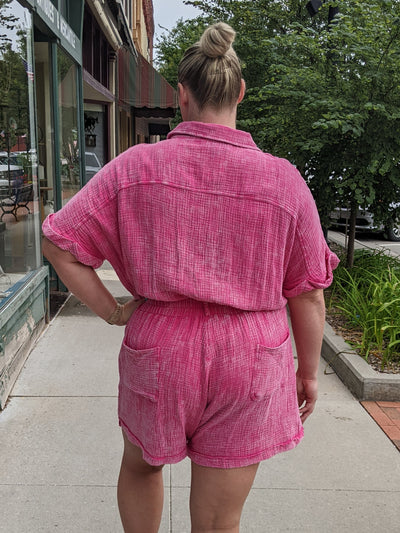Persuasive Pink Romper