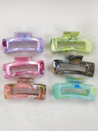 Marbled Large Claw Clip