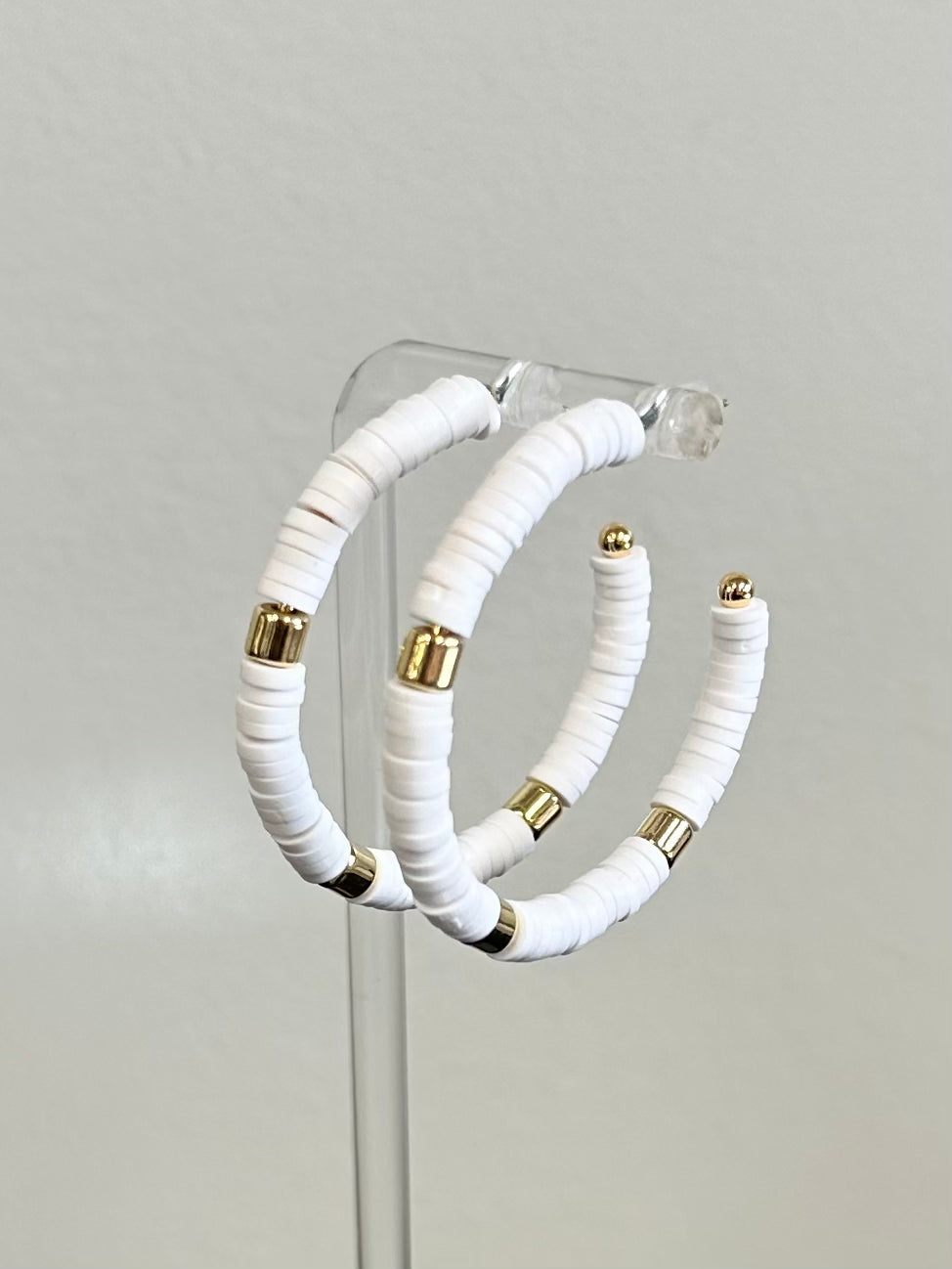 Flat Bead Hoops