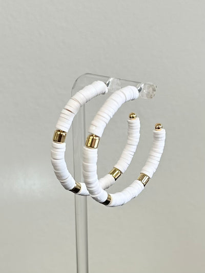 Flat Bead Hoops